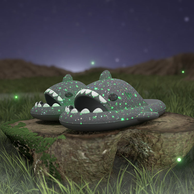 Shark Slippers With Night Light