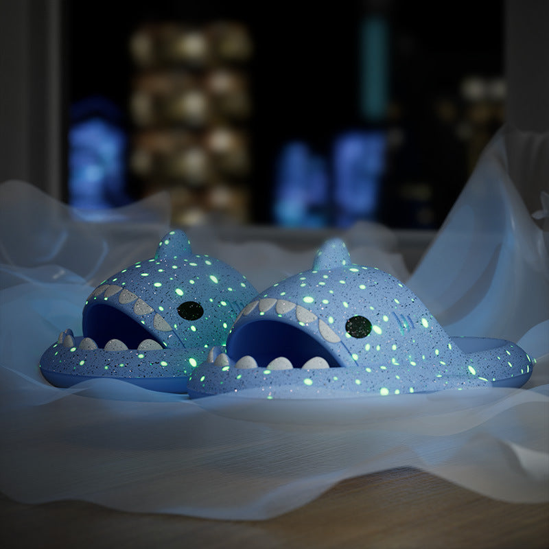 Shark Slippers With Night Light