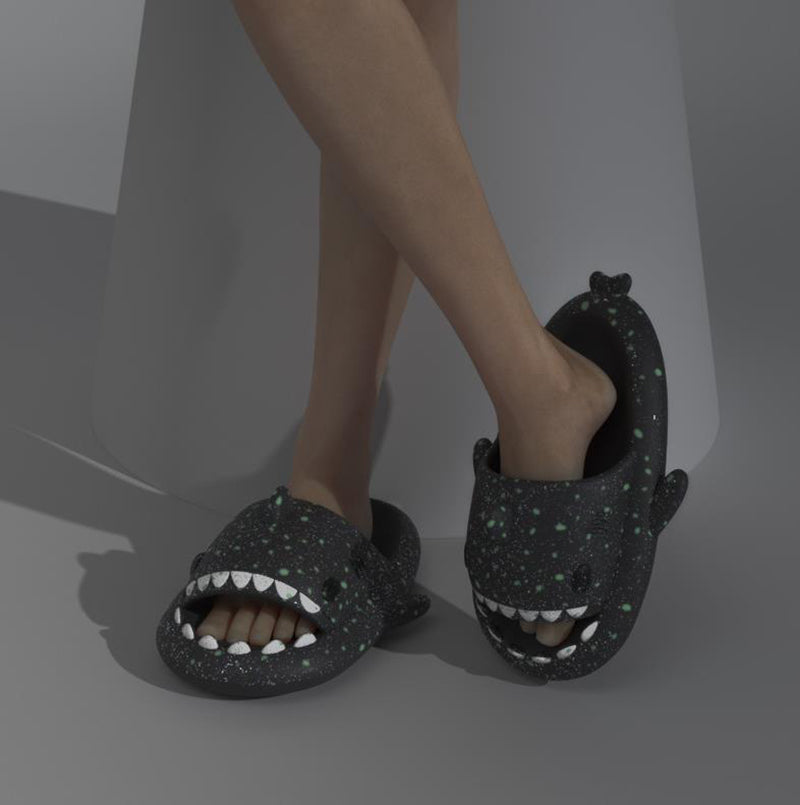 Shark Slippers With Night Light